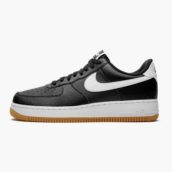 Nike Air Force 1 07 Schwarz Weiß Gum CI0057 002 Herren/Damen Sportschuhe