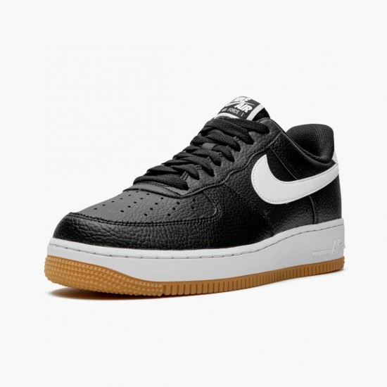 Nike Air Force 1 07 Schwarz Weiß Gum CI0057 002 Herren/Damen Sportschuhe