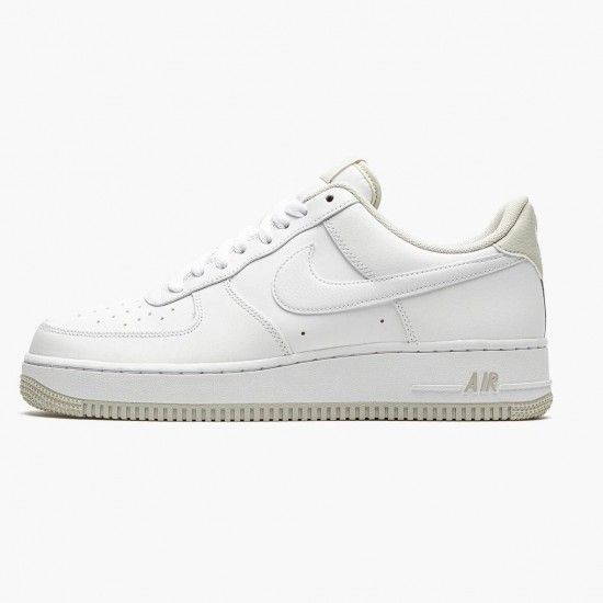 Nike Air Force 1 07 Weiß Light Bone CJ1380 101 Herren/Damen Sportschuhe