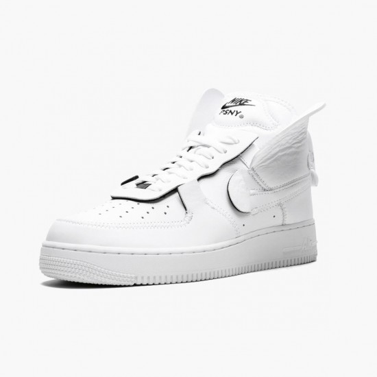 Nike Air Force 1 High PSNY Weiß AO9292 101 Herren/Damen Sportschuhe