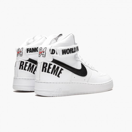 Nike Air Force 1 High Supreme World Famous Weiß 698696 100 Herren/Damen Sportschuhe