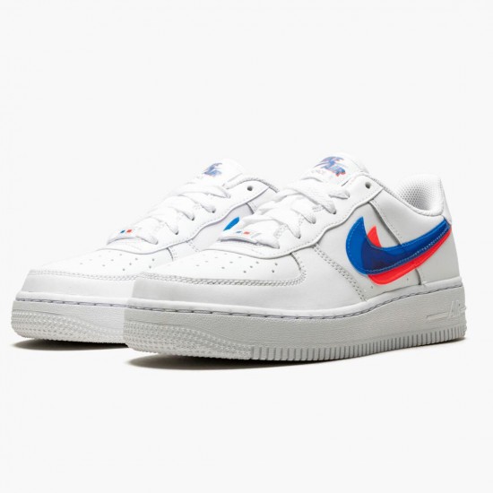 Nike Air Force 1 Low 3D Glasses BV2551 100 Herren/Damen Sportschuhe