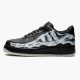 Nike Air Force 1 Low Schwarz Skeleton BQ7541 001 Herren Sportschuhe