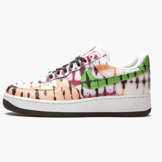 Nike Air Force 1 Low Schwarz Tie Dye CW1267 101 Herren/Damen Sportschuhe