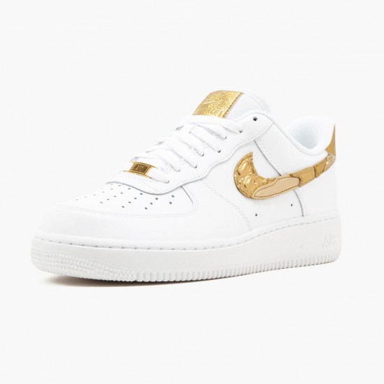 Nike Air Force 1 Low CR7 Golden Patchwork AQ0666 100 Herren/Damen Sportschuhe