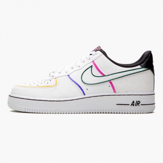 Nike Air Force 1 Low Day of the Dead CT1138 100 Herren/Damen Sportschuhe