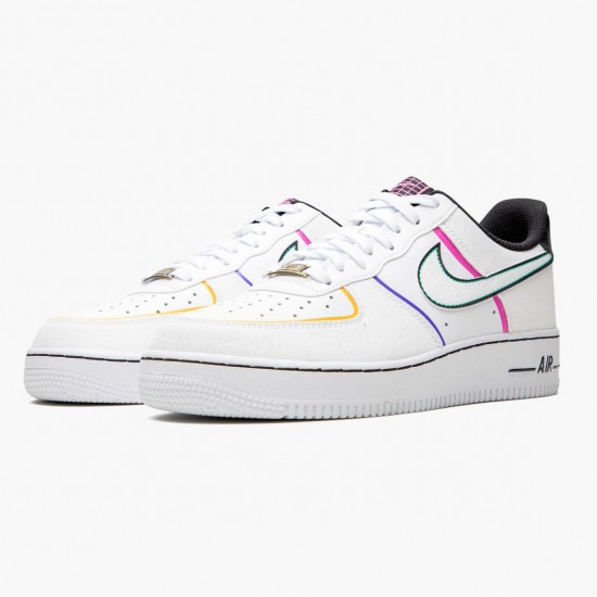 Nike Air Force 1 Low Day of the Dead CT1138 100 Herren/Damen Sportschuhe