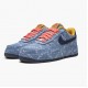 Nike Air Force 1 Low Exclusive Denim CV0670 447 Herren/Damen Sportschuhe