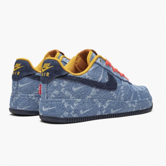 Nike Air Force 1 Low Exclusive Denim CV0670 447 Herren/Damen Sportschuhe