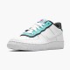 Nike Air Force 1 Low GS Double Layer Aqua Schwarz BV1084 100 Damen Sportschuhe