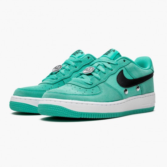 Nike Air Force 1 Low Have a Nike Day Hyper Jade BQ8273 300 Herren/Damen Sportschuhe