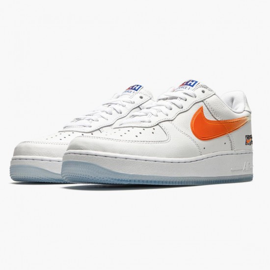 Nike Air Force 1 Low Kith Knicks Away CZ7928 100 Herren/Damen Sportschuhe