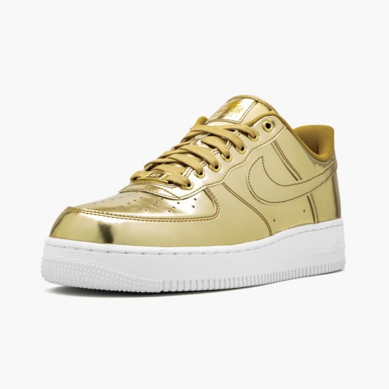 Nike Air Force 1 Low Metallic Gold CQ6566 700 Herren/Damen Sportschuhe