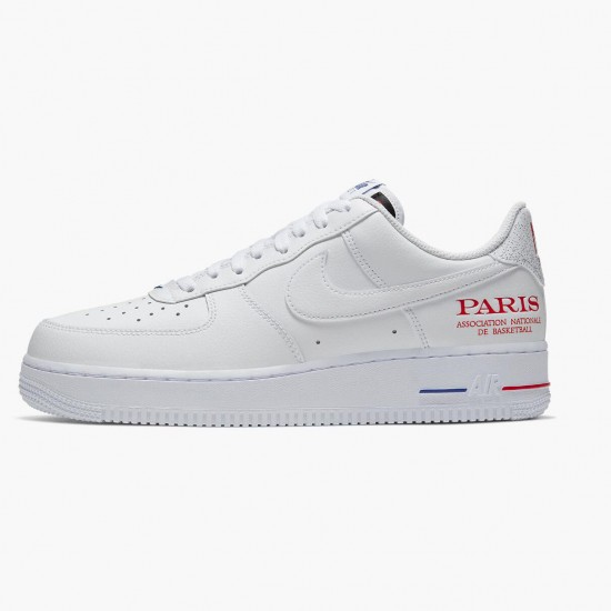 Nike Air Force 1 Low NBA Paris Game CW2367 100 Herren/Damen Sportschuhe