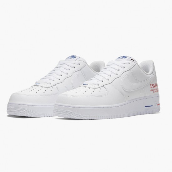 Nike Air Force 1 Low NBA Paris Game CW2367 100 Herren/Damen Sportschuhe