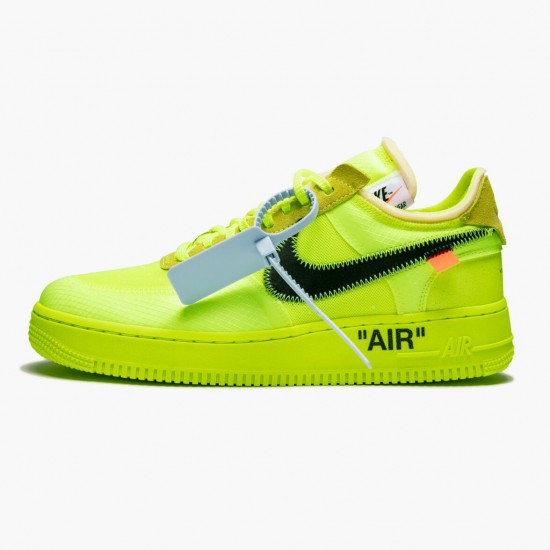 Nike Air Force 1 Low Off Weiß Volt AO4606 700 Herren/Damen Sportschuhe