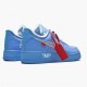 Nike Air Force 1 Low Off-Weiß MCA University Blau CI1173 400 Herren/Damen Sportschuhe