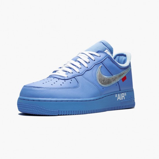 Nike Air Force 1 Low Off-Weiß MCA University Blau CI1173 400 Herren/Damen Sportschuhe