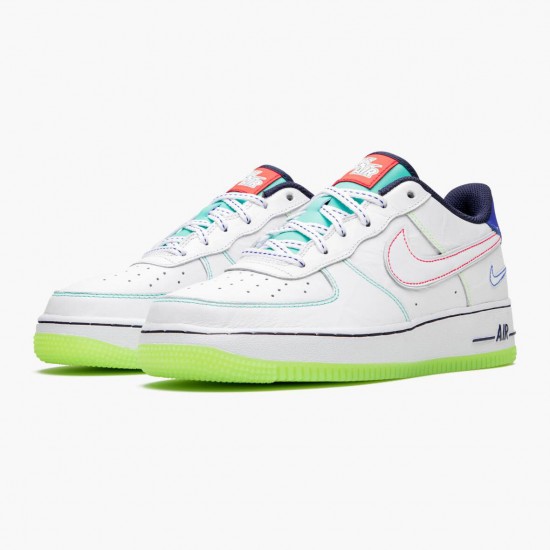 Nike Air Force 1 Low Outside the Lines CV2421 100 Herren/Damen Sportschuhe