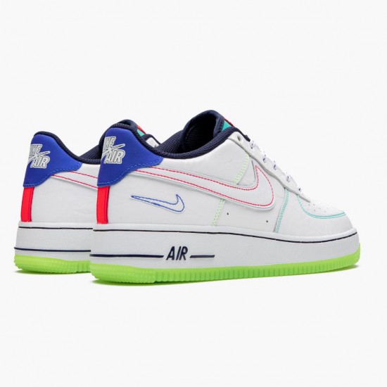 Nike Air Force 1 Low Outside the Lines CV2421 100 Herren/Damen Sportschuhe