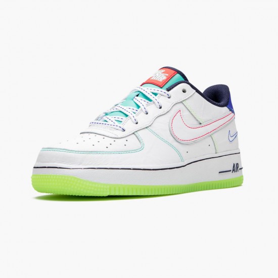 Nike Air Force 1 Low Outside the Lines CV2421 100 Herren/Damen Sportschuhe