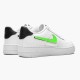 Nike Air Force 1 Low Removable Swoosh Weiß Grün Strike AR7446 100 Herren/Damen Sportschuhe