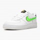 Nike Air Force 1 Low Removable Swoosh Weiß Grün Strike AR7446 100 Herren/Damen Sportschuhe