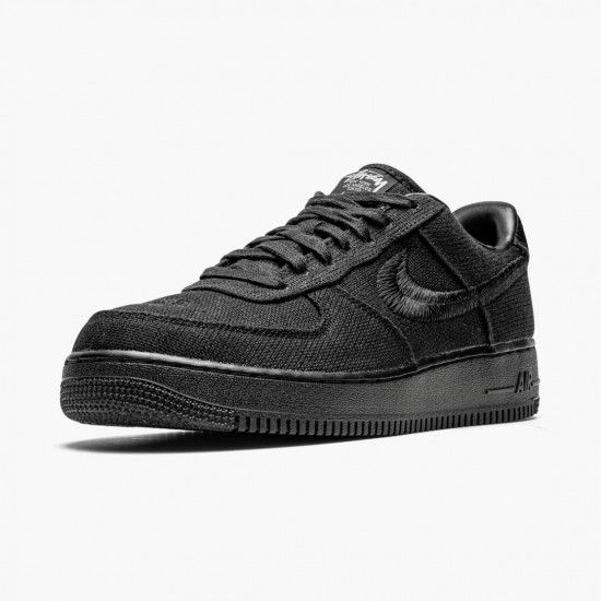 Nike Air Force 1 Low Stussy Schwarz CZ9084 001 Herren/Damen Sportschuhe