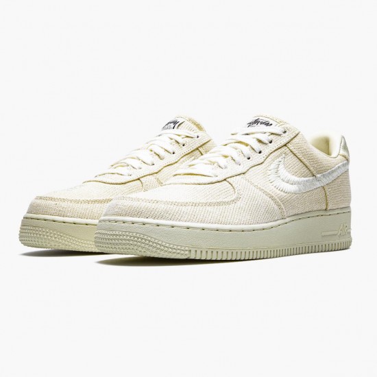 Nike Air Force 1 Low Stussy Fossil CZ9084 200 Herren/Damen Sportschuhe