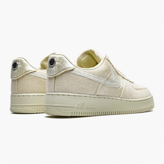 Nike Air Force 1 Low Stussy Fossil CZ9084 200 Herren/Damen Sportschuhe