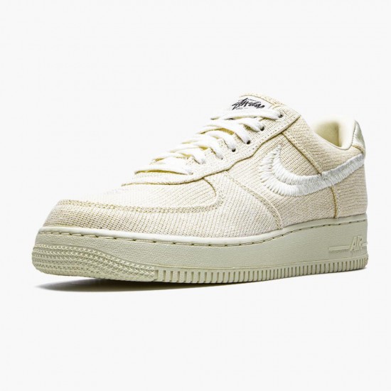 Nike Air Force 1 Low Stussy Fossil CZ9084 200 Herren/Damen Sportschuhe