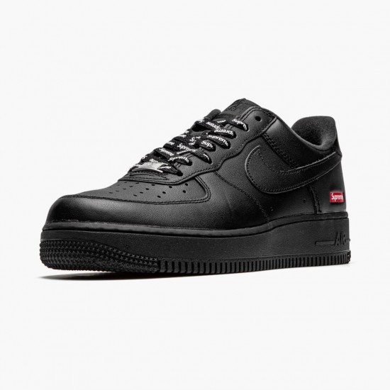 Nike Air Force 1 Low Supreme Schwarz CU9225 001 Herren Sportschuhe