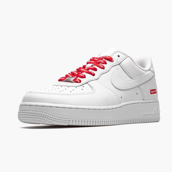 Nike Air Force 1 Low Supreme Weiß CU9225 100 Herren/Damen Sportschuhe