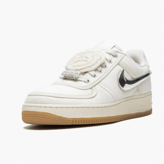 Nike Air Force 1 Low Travis Scott Sail AQ4211 101 Herren/Damen Sportschuhe