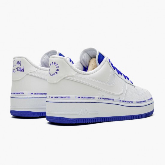 Nike Air Force 1 Low Uninterrupted More Than an Athlete CQ0494 100 Herren/Damen Sportschuhe