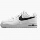 Nike Air Force 1 Low Weiß Schwarz CJ0952 100 Herren/Damen Sportschuhe