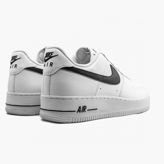 Nike Air Force 1 Low Weiß Schwarz CJ0952 100 Herren/Damen Sportschuhe