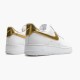 Nike Air Force 1 Low Weiß Metallic Gold DC2181 100 Herren/Damen Sportschuhe