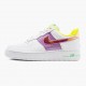 Nike Air Force 1 Low Weiß Multi Pastel CW5592 100 Herren/Damen Sportschuhe