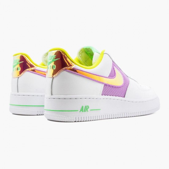 Nike Air Force 1 Low Weiß Multi Pastel CW5592 100 Herren/Damen Sportschuhe