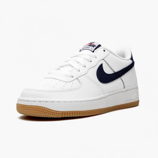 Nike Air Force 1 Low Weiß Obsidian CI1759 100 Herren/Damen Sportschuhe