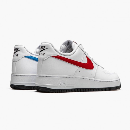 Nike Air Force 1 Low Weiß Rot Blau CT2816 100 Herren/Damen Sportschuhe