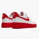 Nike Air Force 1 Low Weiß Rot Midsole CK7663 102 Herren/Damen Sportschuhe