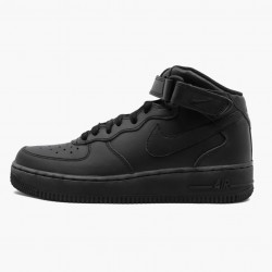 Nike Air Force 1 Mid Schwarz 2014 314195 004 Herren/Damen Sportschuhe