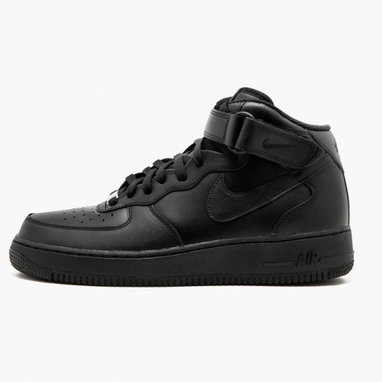 Nike Air Force 1 Mid Schwarz 315123 001 Herren/Damen Sportschuhe