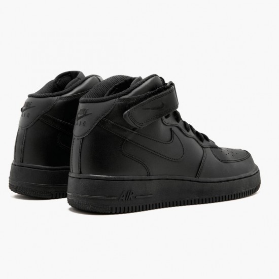 Nike Air Force 1 Mid Schwarz 315123 001 Herren/Damen Sportschuhe