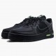 Nike Air Force 1 React Schwarz Violet Star Barely Volt CD4366 001 Herren/Damen Sportschuhe