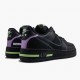 Nike Air Force 1 React Schwarz Violet Star Barely Volt CD4366 001 Herren/Damen Sportschuhe