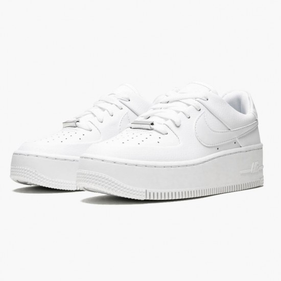 Nike Air Force 1 Sage Low Triple Weiß AR5339 100 Herren/Damen Sportschuhe