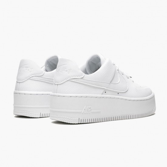 Nike Air Force 1 Sage Low Triple Weiß AR5339 100 Herren/Damen Sportschuhe